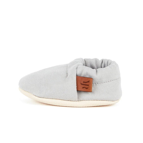 Light Grey Oeko-Tex Cotton Booties