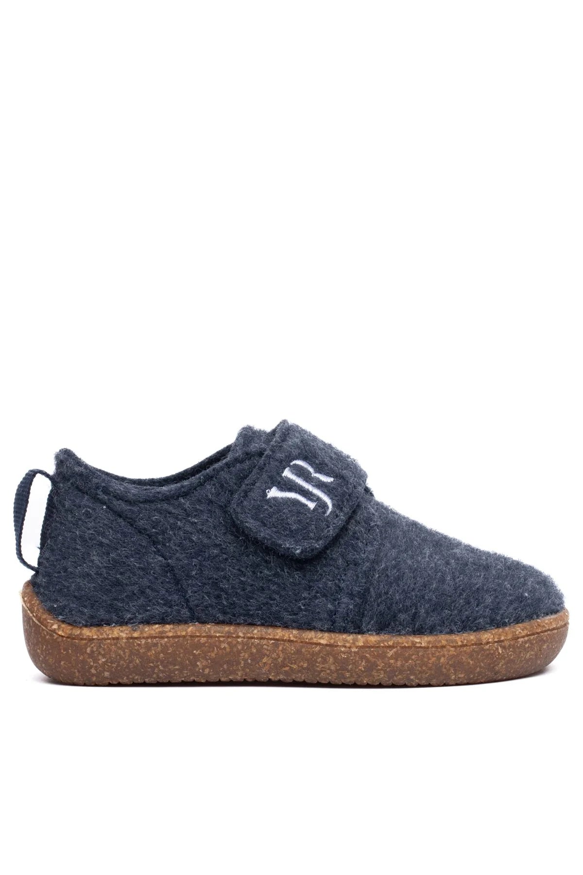 Barefoot Navy Felt Winter Children's Shoes