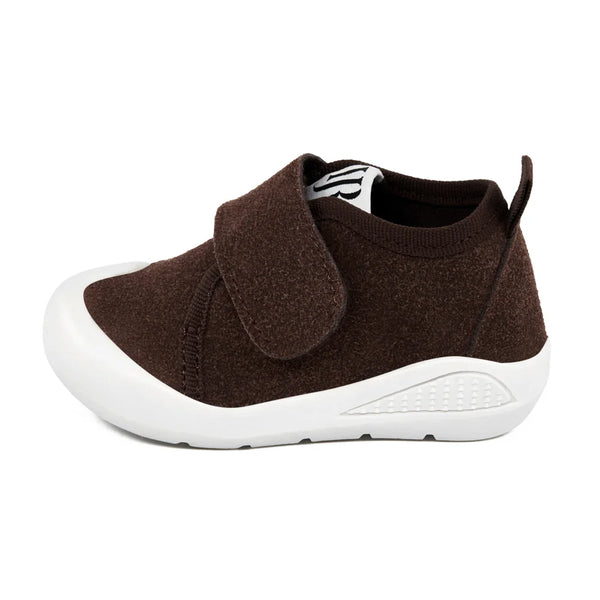 Coffee Memory Foam First Steps Shoes