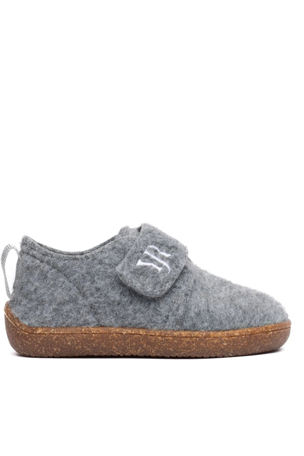 Barefoot Grey Felt Winter Children's Shoes