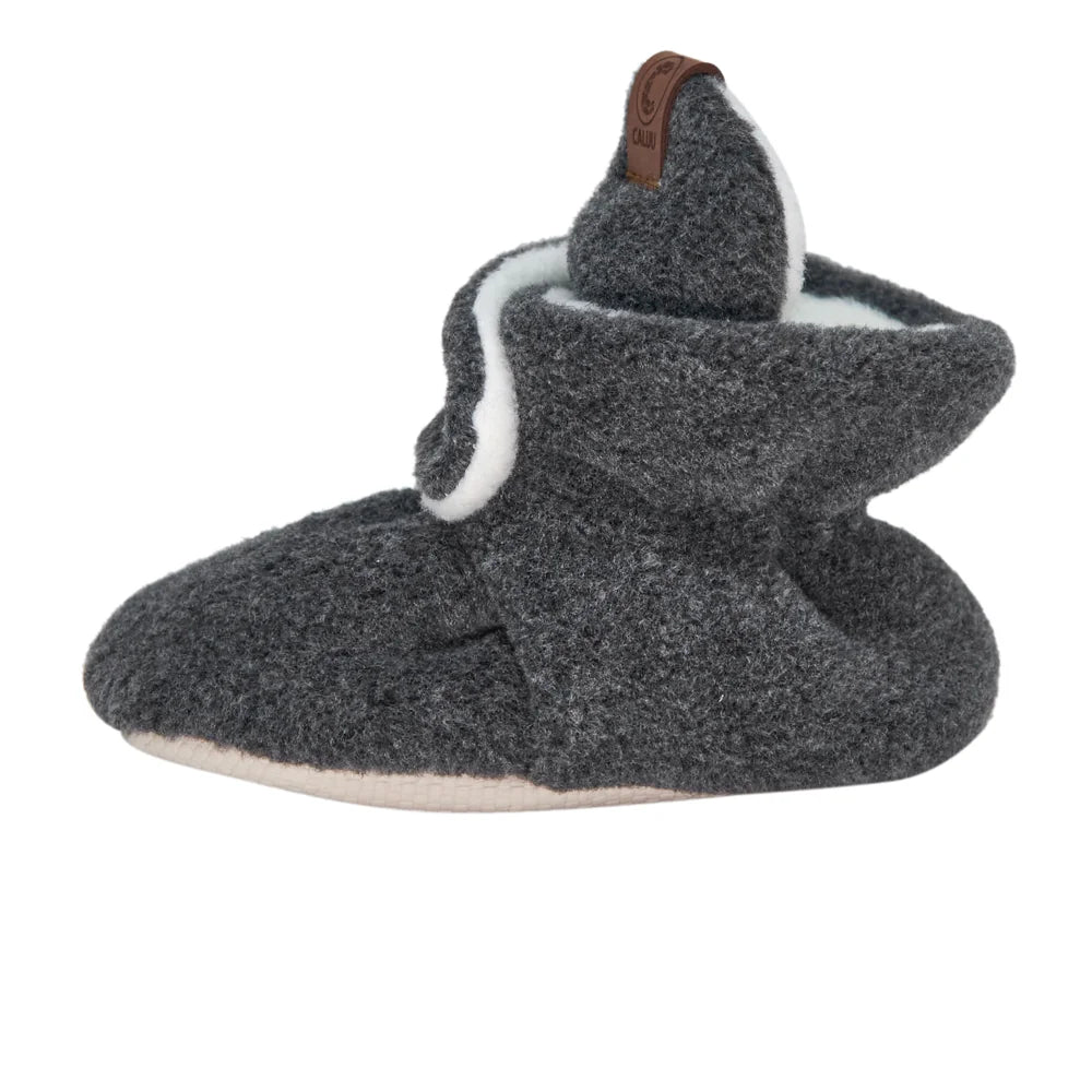 Polar Anthracite Baby Slippers