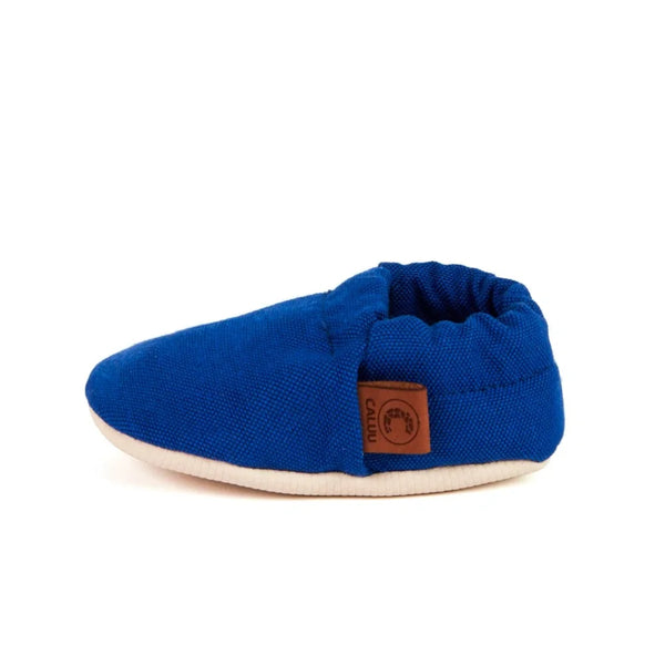 Navy Blue Oeko-Tex Certified Baby Bootie