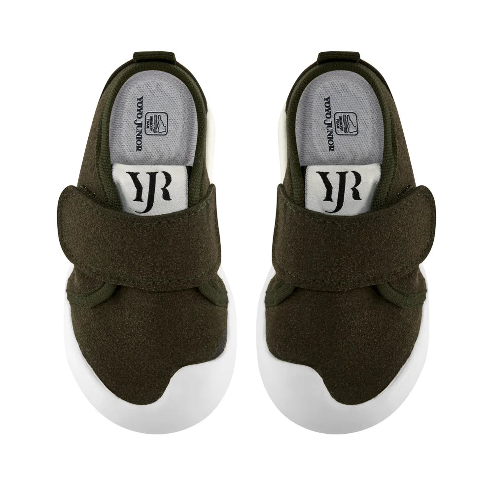 Khaki Memory Foam First Steps Shoes