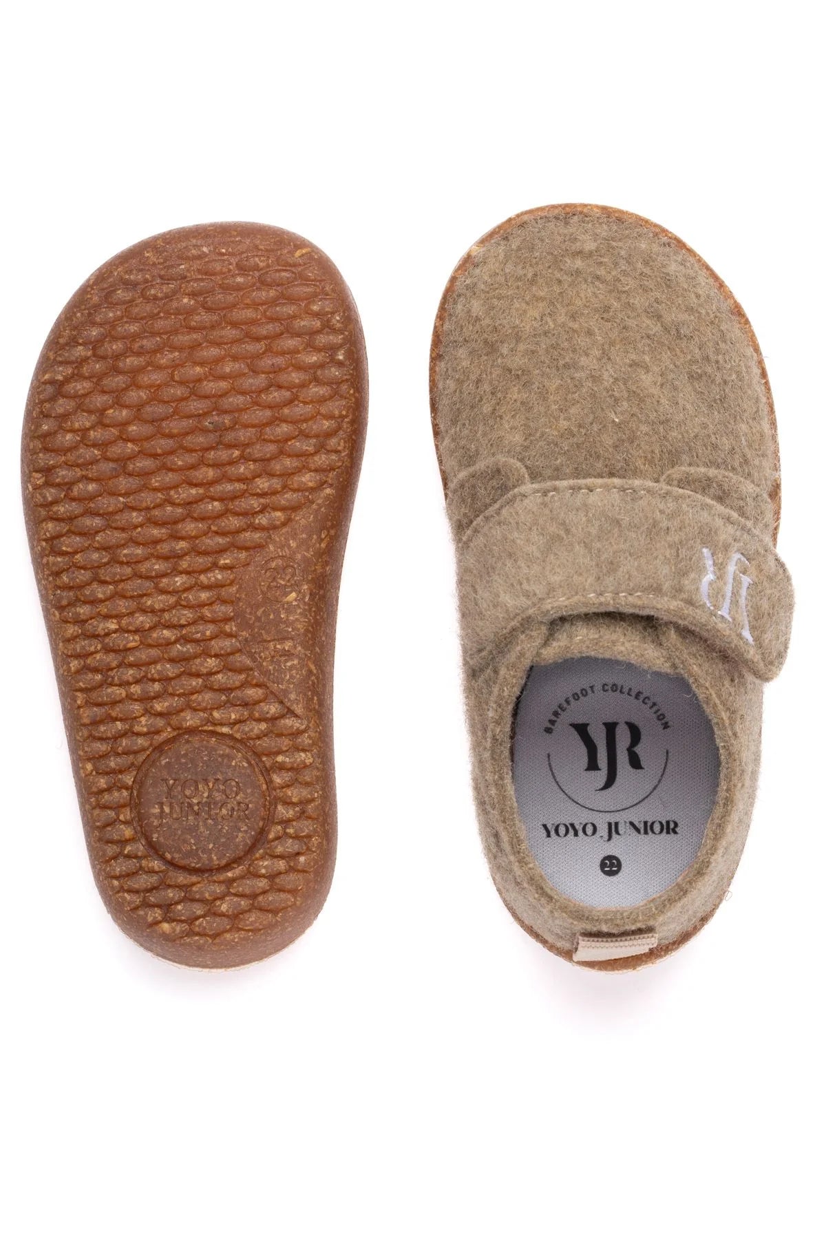 Barefoot Mink Felt Winter Children's Shoes