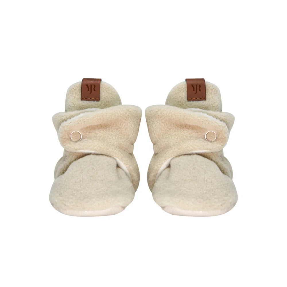 Polar Beige Baby Slippers