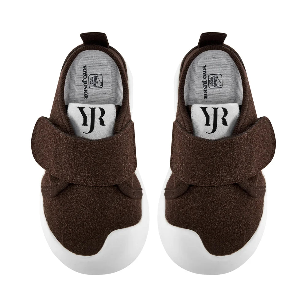 Coffee Memory Foam First Steps Shoes