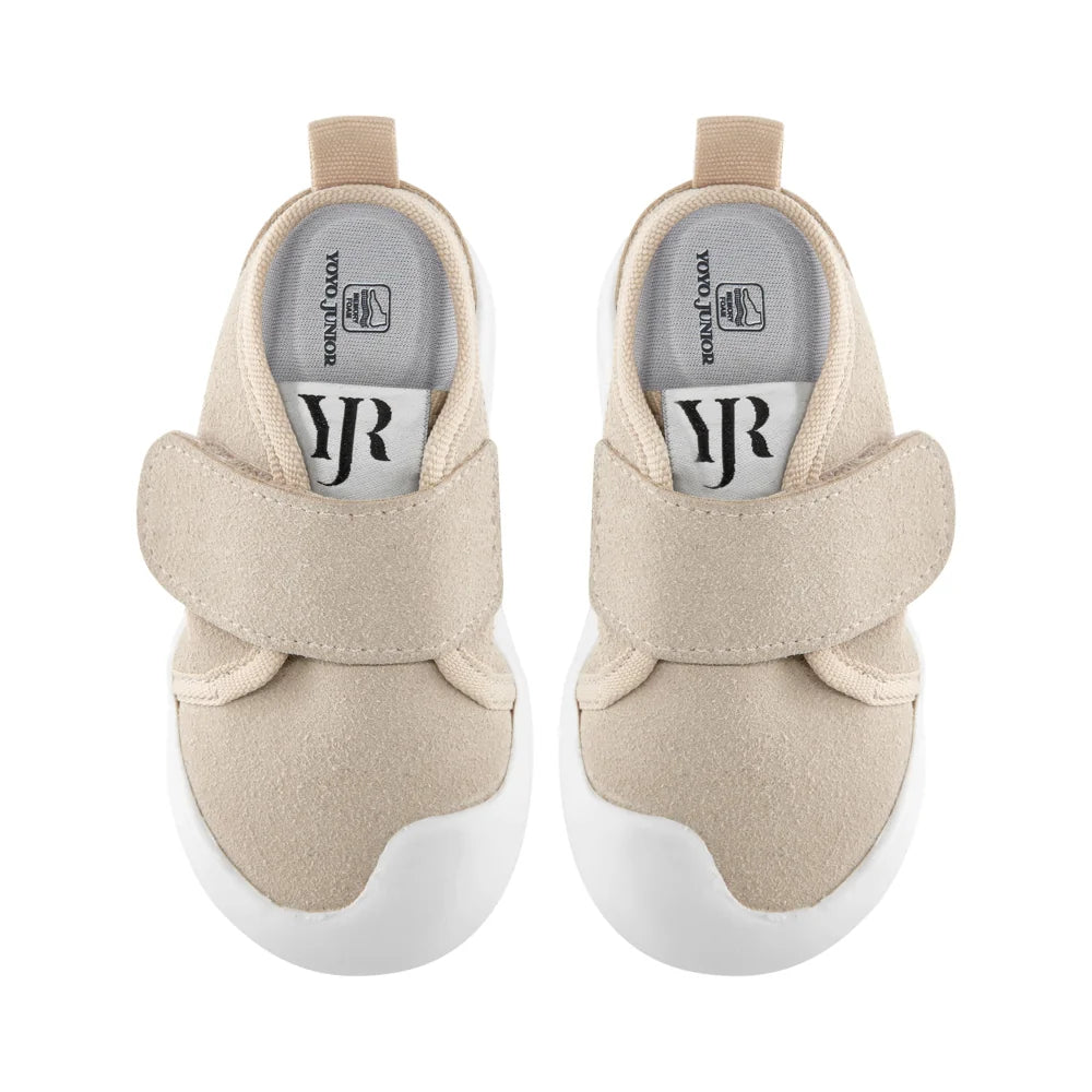 Cream Memory Foam First Step Shoes