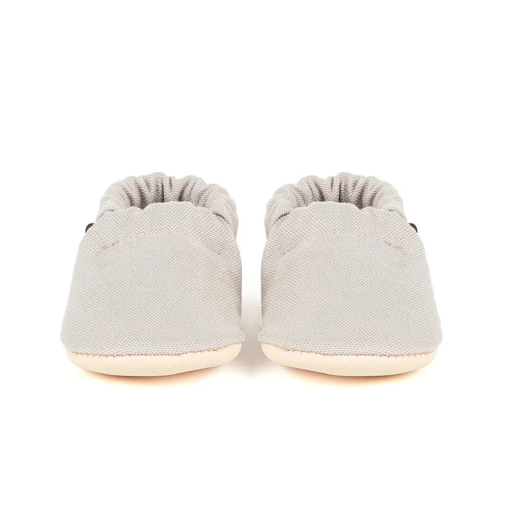 Light Grey Oeko-Tex Certified Baby Bootie