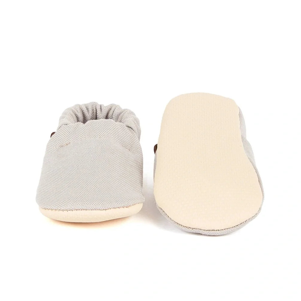Light Grey Oeko-Tex Certified Baby Bootie