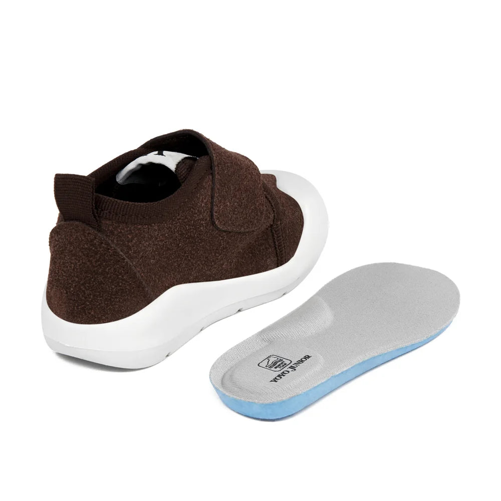 Coffee Memory Foam First Steps Shoes