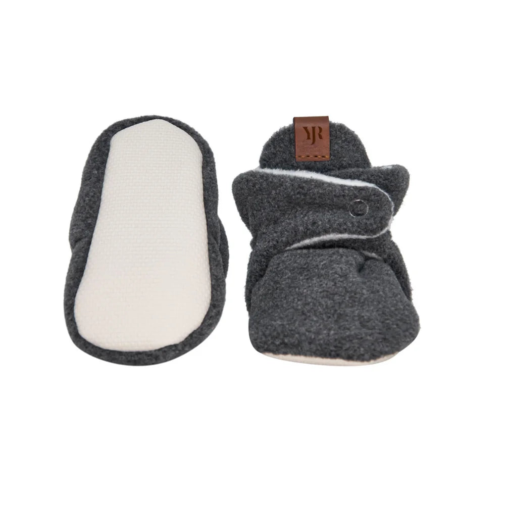 Polar Anthracite Baby Slippers