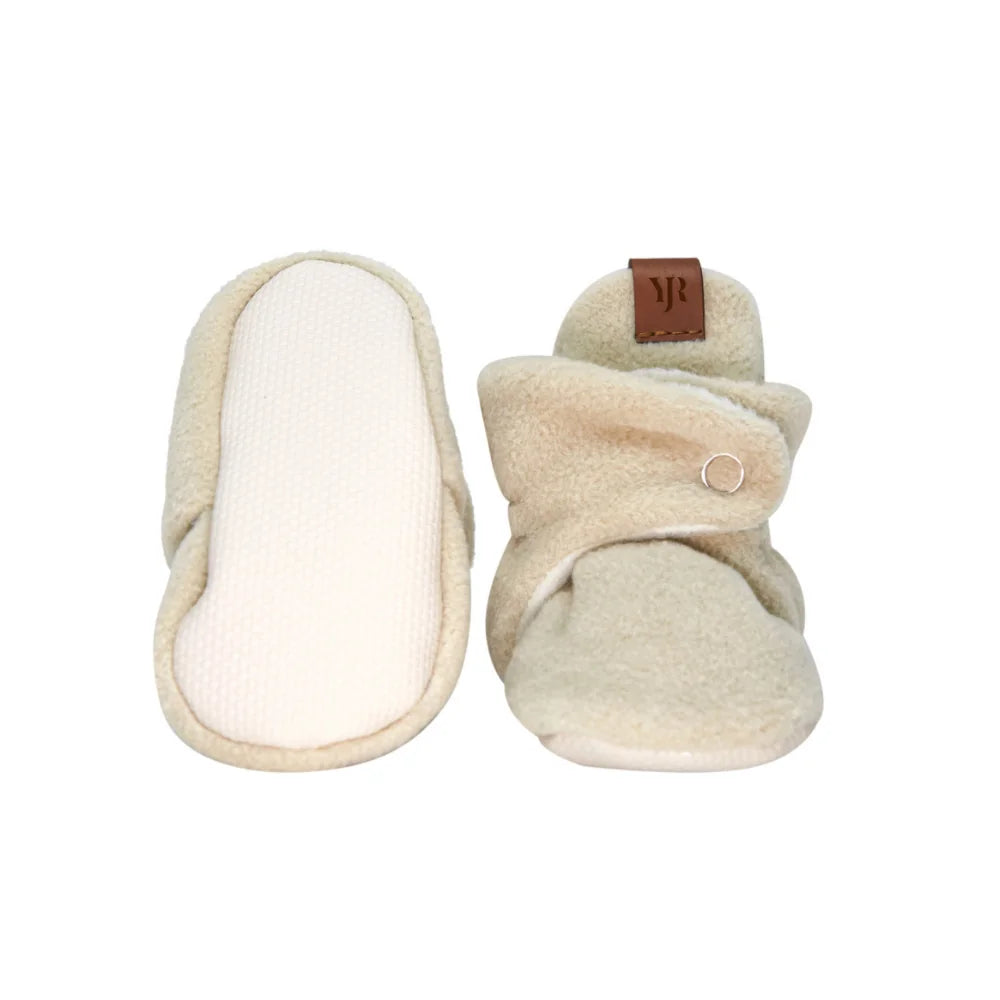 Polar Beige Baby Slippers