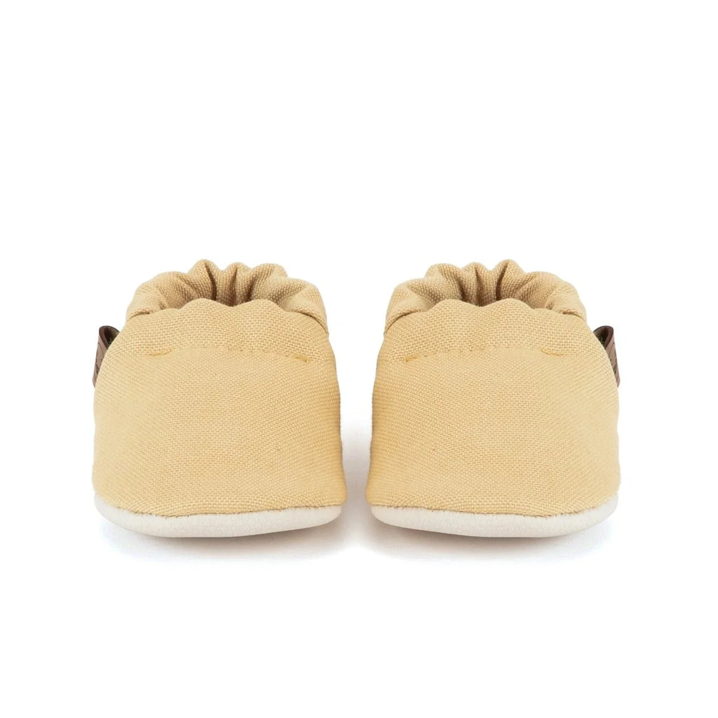 Beige Oeko-Tex Certified Baby Bootie