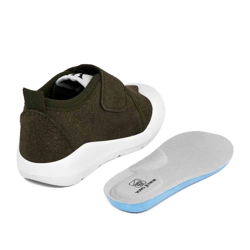Khaki Memory Foam First Steps Shoes
