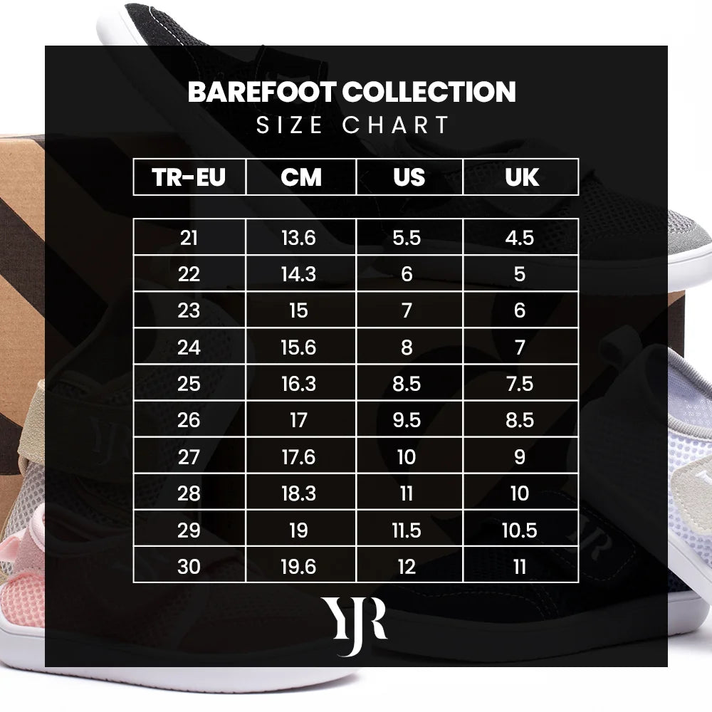 Barefoot Anthracite Felt Winter Children's Shoes