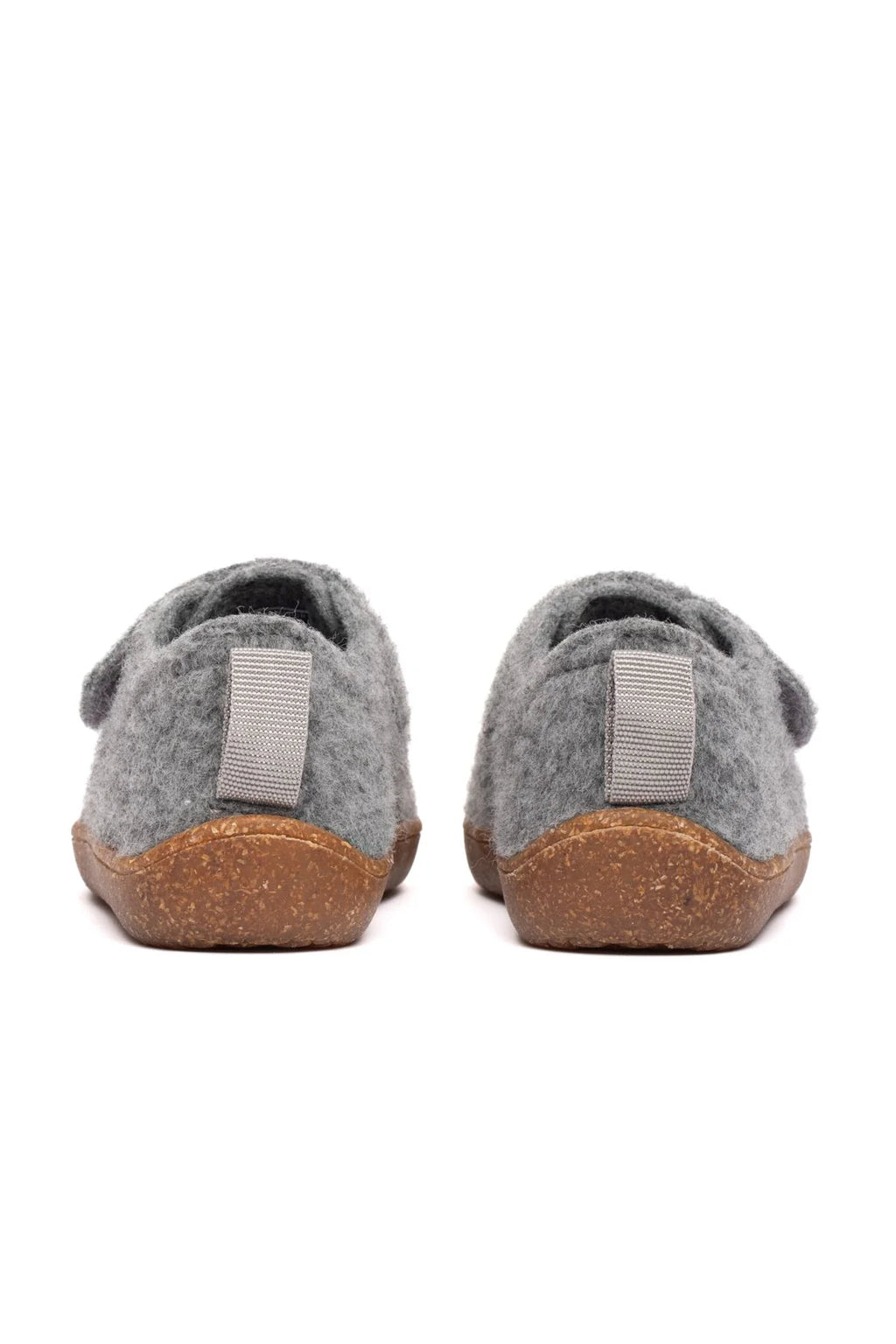 Barefoot Grey Felt Winter Children's Shoes
