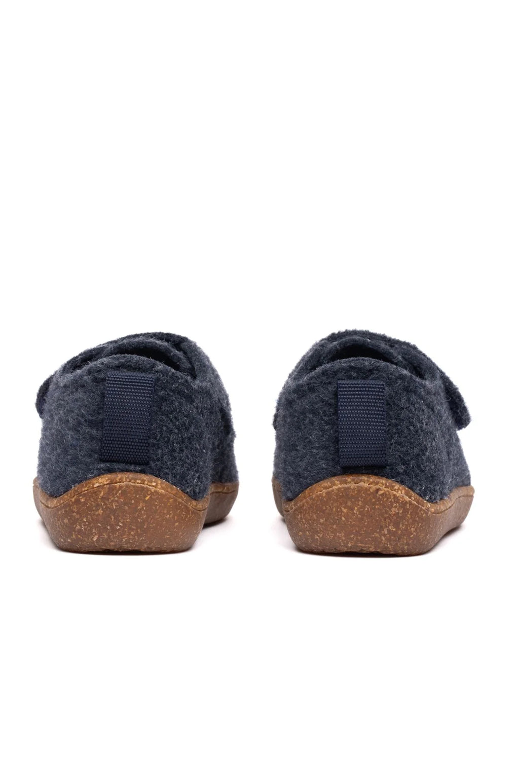 Barefoot Navy Felt Winter Children's Shoes
