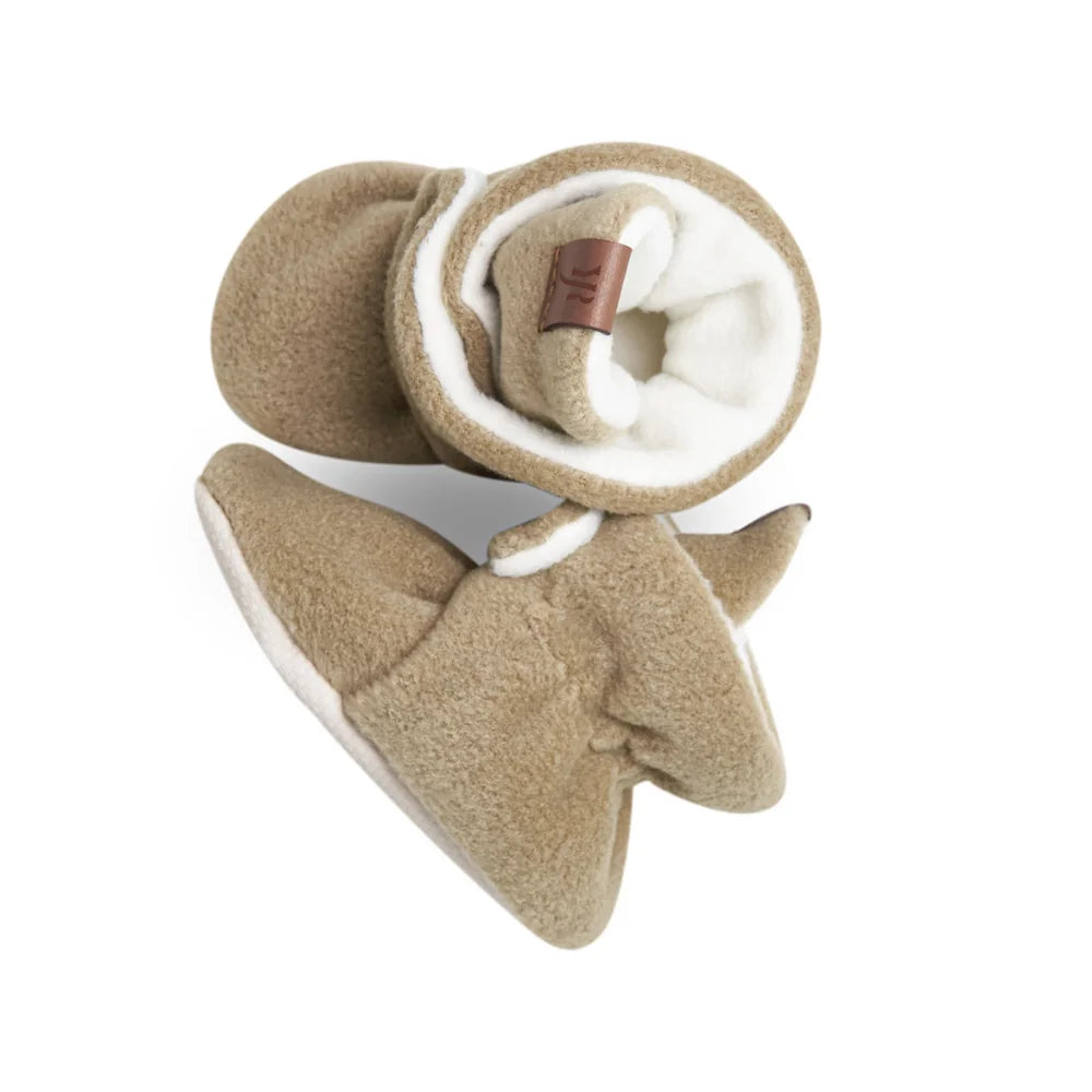 Polar Beige Baby Slippers
