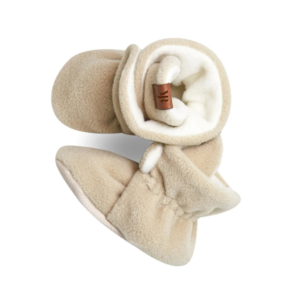 Polar Beige Baby Slippers