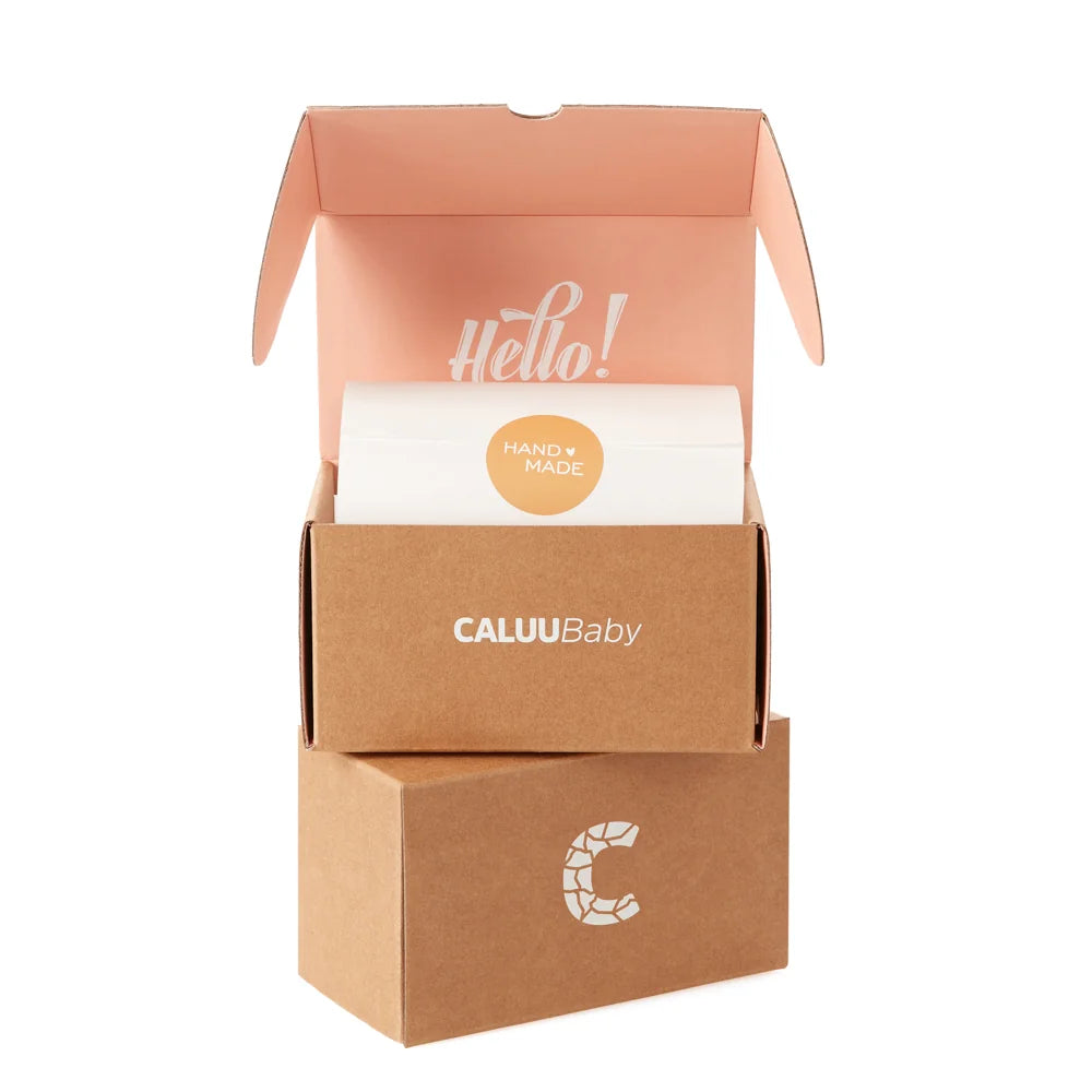 Beige Printed 100% Cotton Baby Booties