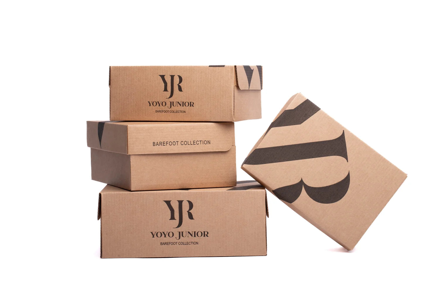 Barefoot Grey Felt Winter Children's Shoes