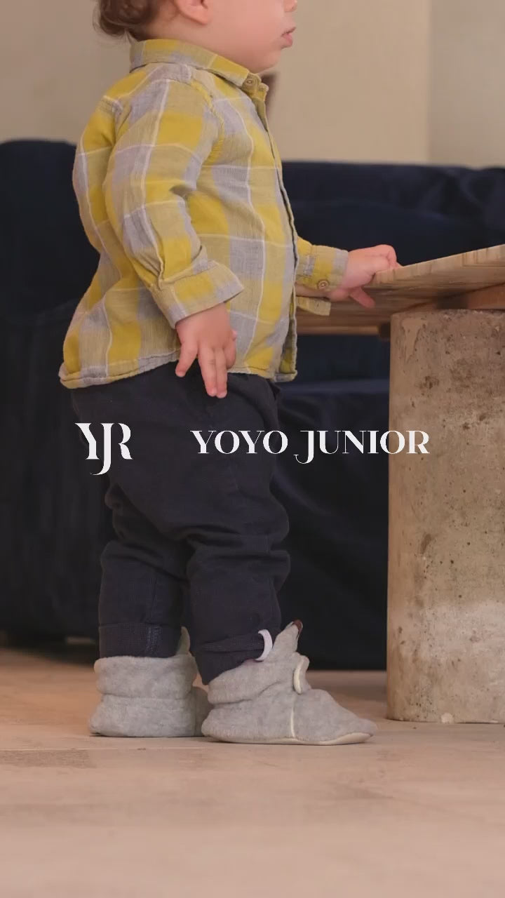 Polar Beige Baby Slippers